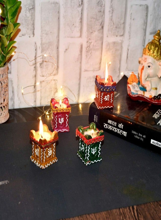 BB BACKBENCHERS Tulsi Diya for Diwali Decoration Handmade Earthen Clay Terracotta Decorative (Divine) - Image 5